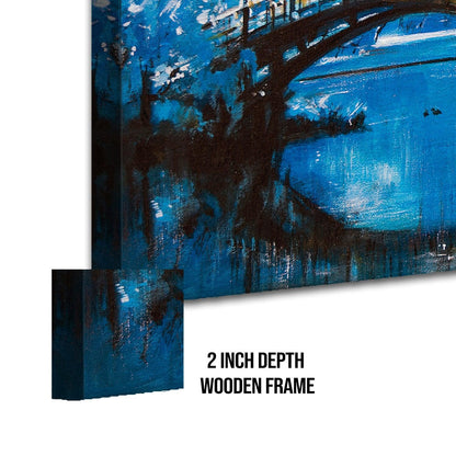 Mesmerising Landscapes Art Large Canvas Paintings. Framed Digital Reprints of Famous and Vibrant Artwork (LDWA11) - Khirki.in 