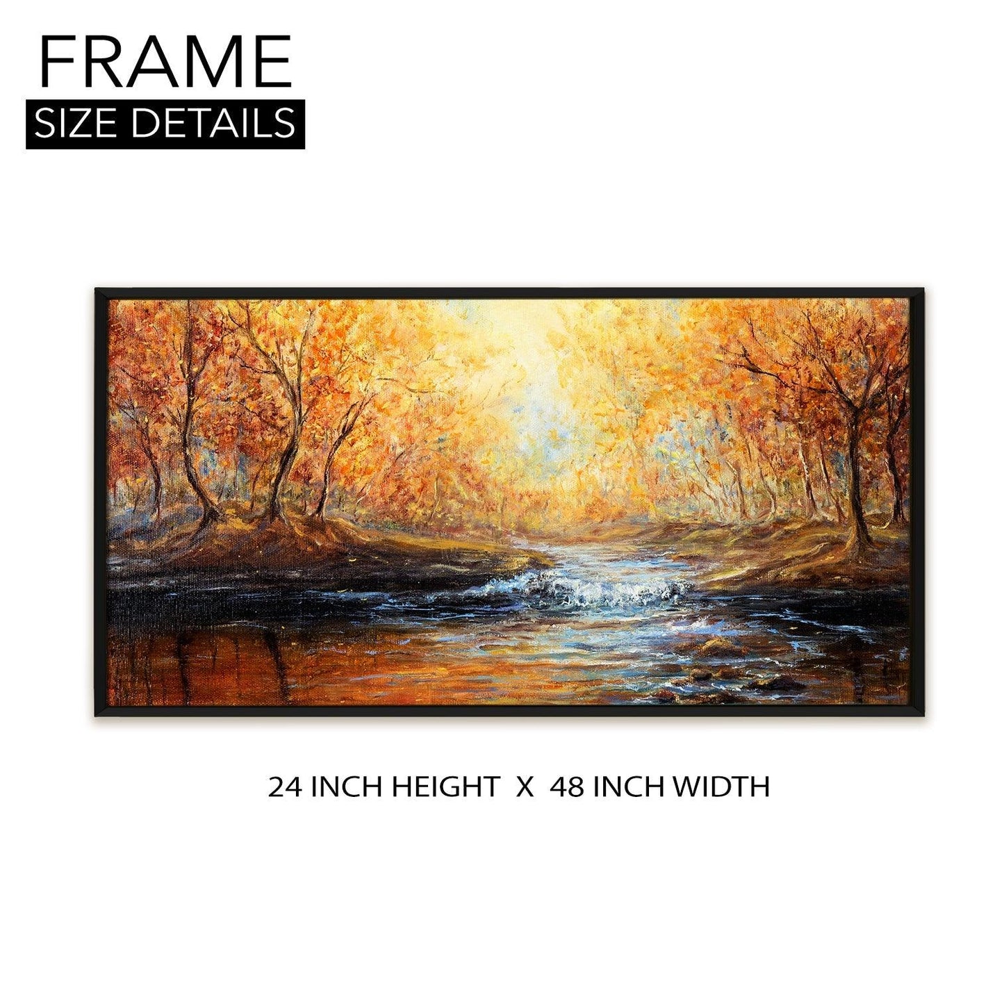 Amazing Wildlife Wall Art. Large Canvas Paintings. Framed Digital Reprints of Jungle, Wildlife, Animals and Birds 24 Inch x 48 Inch (WBWA09) - Khirki.in 