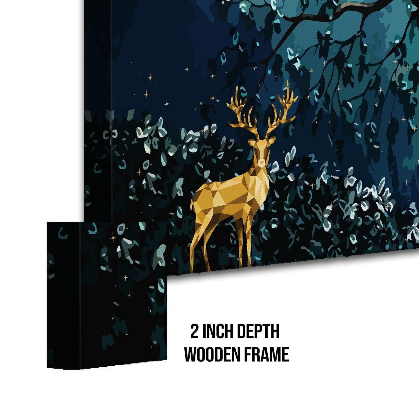 Amazing Wildlife Wall Art. Large Canvas Paintings. Framed Digital Reprints of Jungle, Wildlife, Animals and Birds 24 Inch x 48 Inch (WBWA10) - Khirki.in 