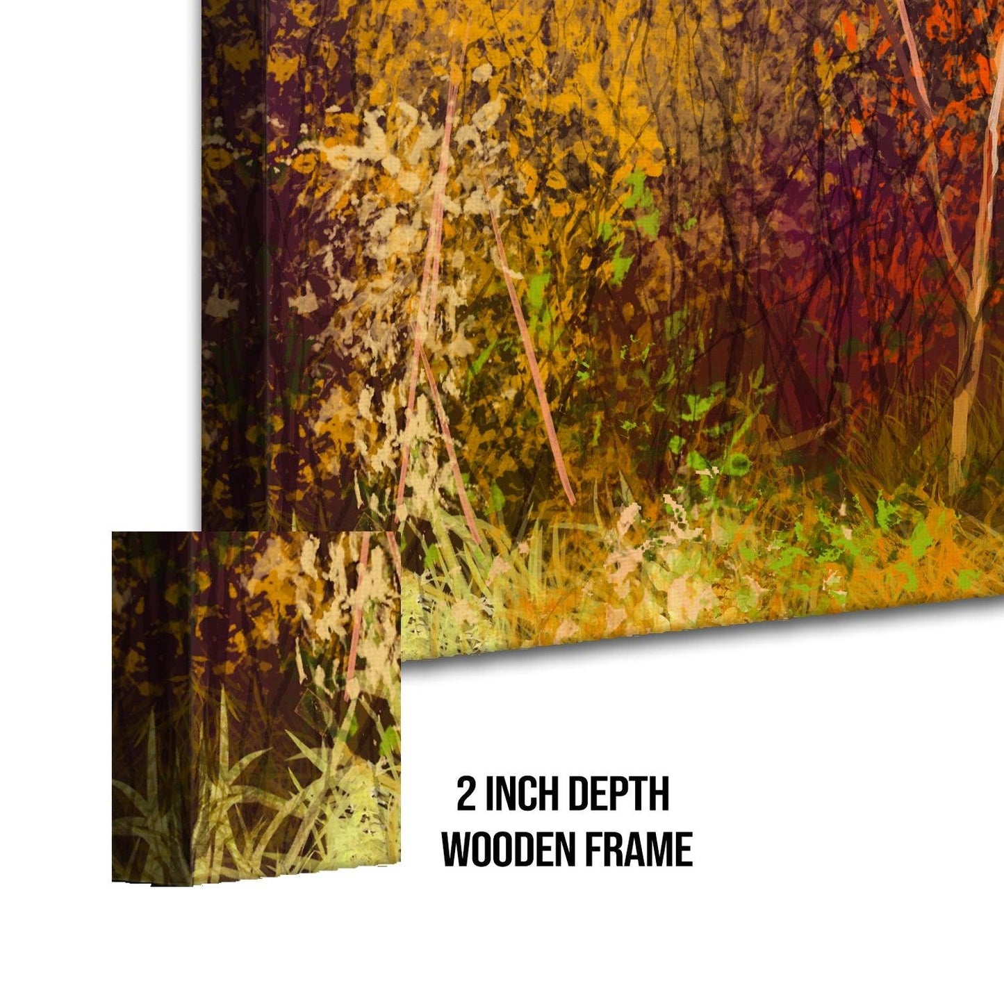 Amazing Wildlife Wall Art. Large Canvas Paintings. Framed Digital Reprints of Jungle, Wildlife, Animals and Birds 24 Inch x 48 Inch (WBWA08) - Khirki.in 