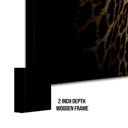 Amazing Wildlife Wall Art. Large Canvas Framed Digital Reprints of Jungle, Wildlife, Animals and Birds. Ready To Hang. Size:  24 Inch x 48 Inch (WBWA40) - Khirki.in 