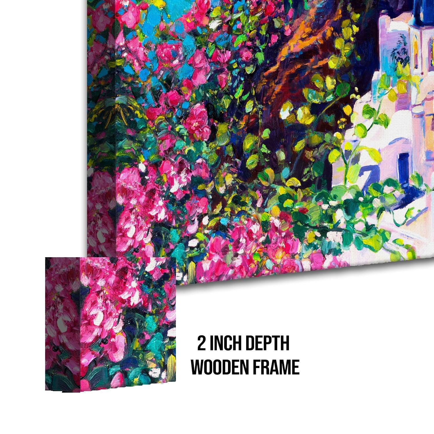 Beautiful Landscapes Painting on Canvas. Large Premium Framed Wall Art for Living Room, Office Spaces.  (LDWA24) - Khirki.in 