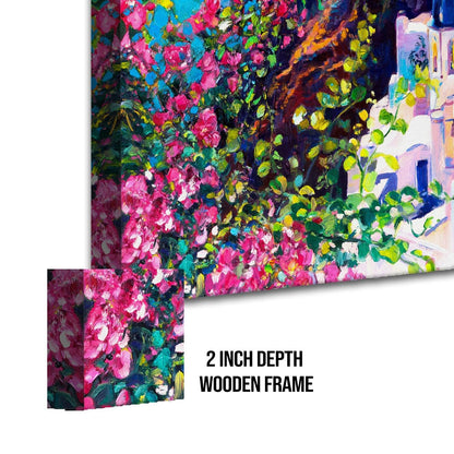 Beautiful Landscapes Painting on Canvas. Large Premium Framed Wall Art for Living Room, Office Spaces.  (LDWA24) - Khirki.in 