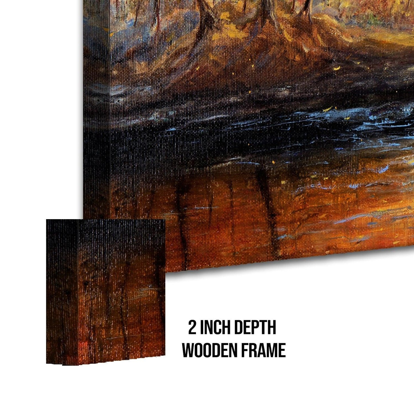 Amazing Wildlife Wall Art. Large Canvas Paintings. Framed Digital Reprints of Jungle, Wildlife, Animals and Birds 24 Inch x 48 Inch (WBWA09) - Khirki.in 