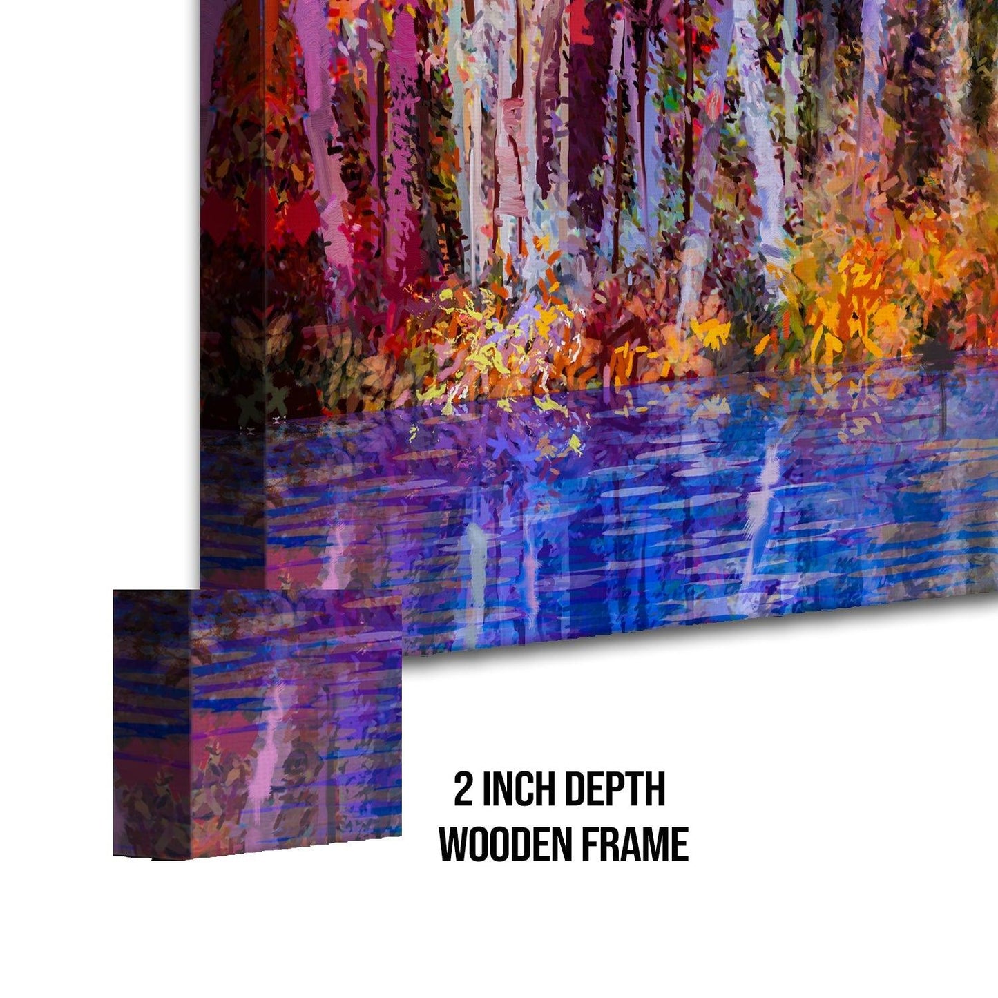 Amazing Wildlife Wall Art. Large Canvas Paintings. Framed Digital Reprints of Jungle, Wildlife, Animals and Birds 24 Inch x 48 Inch(WBWA01) - Khirki.in 