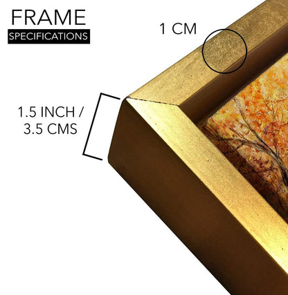 River Vastu Canvas Paintings Framed For Home and Office