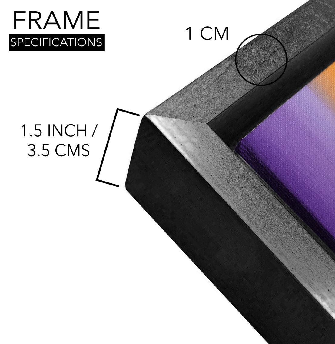 Landscapes Abstract Modern Art Large Canvas Paintings. Framed Digital Reprints of Famous and Vibrant Artwork (LDWA04) - Khirki.in 