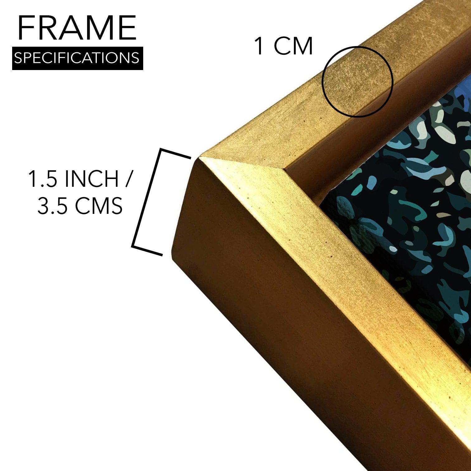 Amazing Wildlife Wall Art. Large Canvas Paintings. Framed Digital Reprints of Jungle, Wildlife, Animals and Birds 24 Inch x 48 Inch (WBWA10) - Khirki.in 