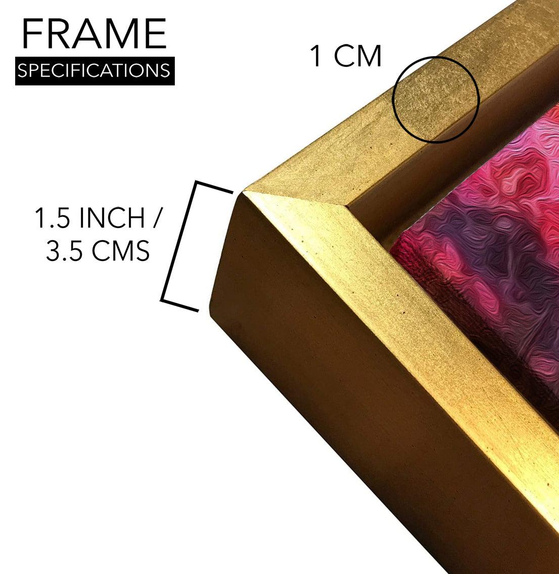 Abstract Modern Art Large Canvas Paintings. Framed Digital Reprints of Famous and Vibrant Artwork (MAWA16) - Khirki.in 