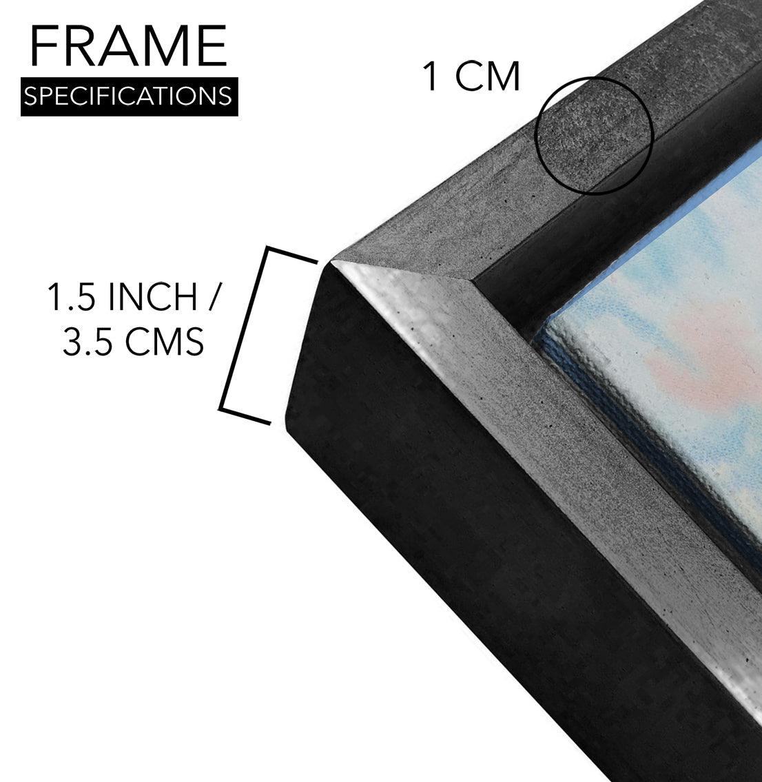 Landscapes Abstract Modern Art Large Canvas Paintings. Framed Digital Reprints of Famous and Vibrant Artwork (LDWA03) - Khirki.in 