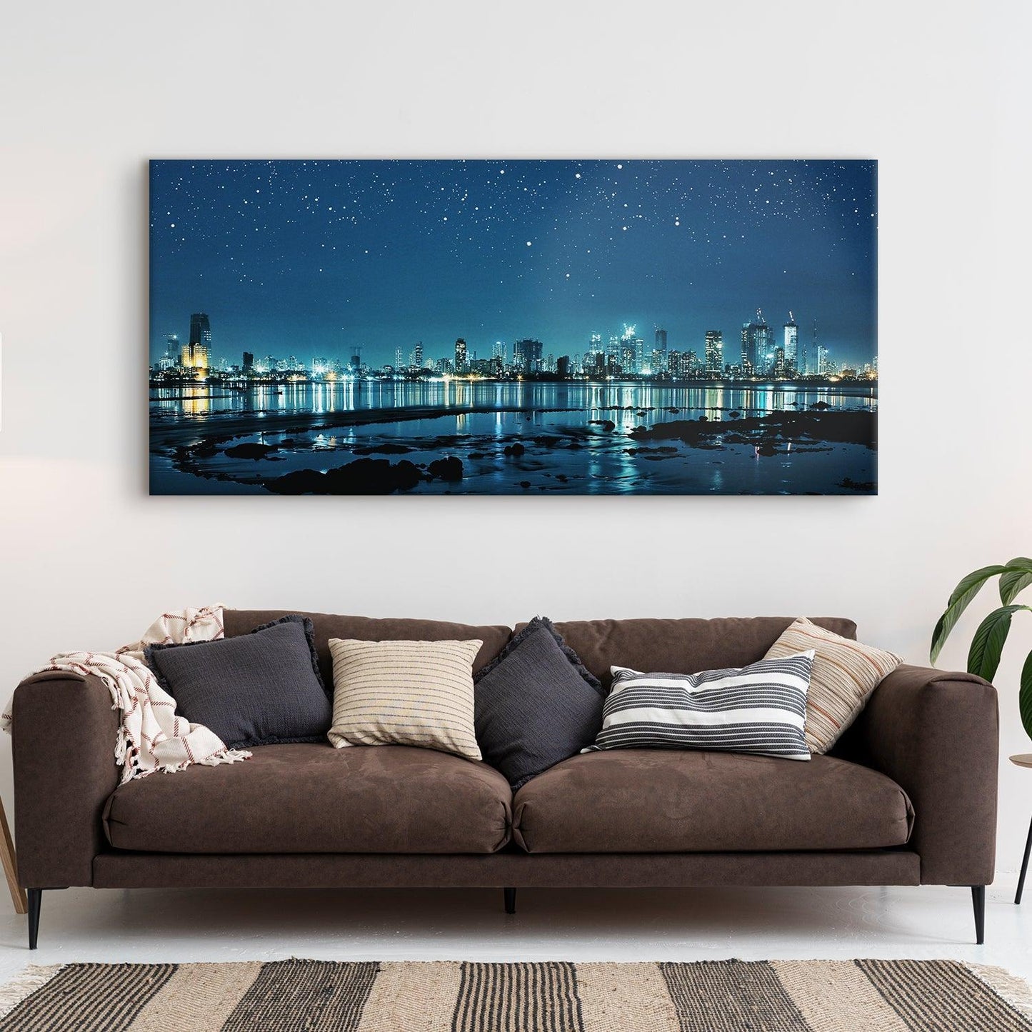 Mesmerising Landscapes Art Large Canvas Paintings. Framed Digital Reprints of Famous and Vibrant Artwork (LDWA20) - Khirki.in 