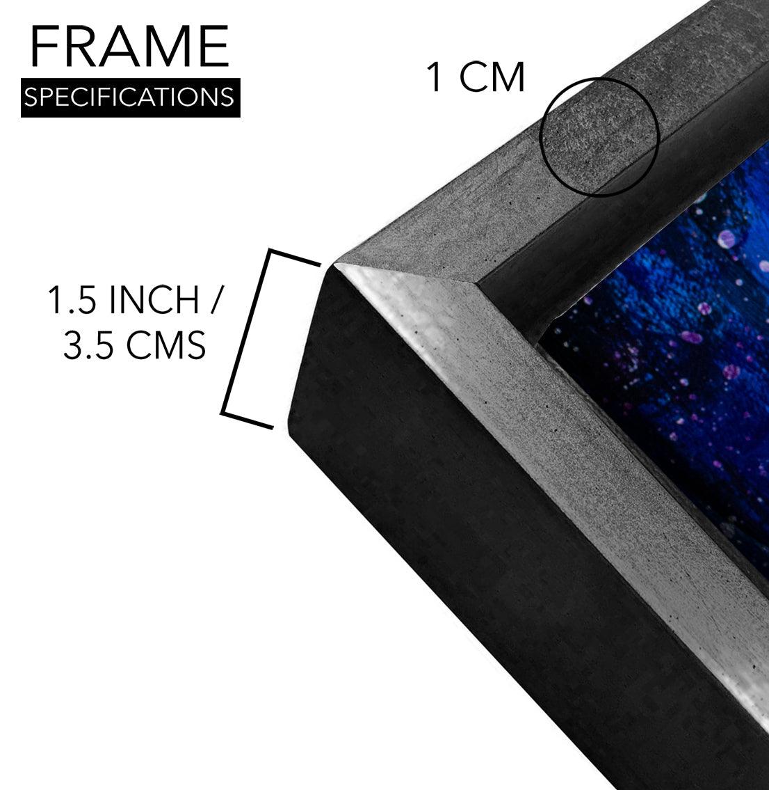 Abstract Modern Art Large Canvas Paintings. Framed Digital Reprints of Famous and Vibrant Artwork (MAWA14) - Khirki.in 