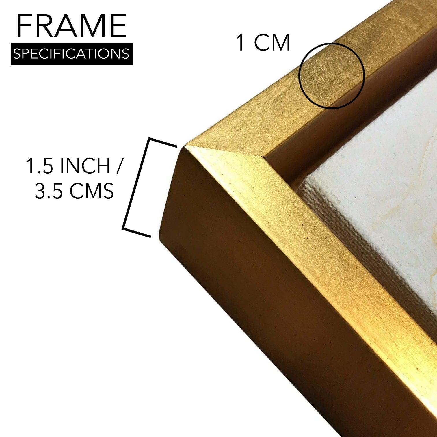 Amazing Wildlife Wall Art. Large Canvas Paintings. Framed Digital Reprints of Jungle, Wildlife, Animals and Birds 24 Inch x 48 Inch (WBWA17) - Khirki.in 