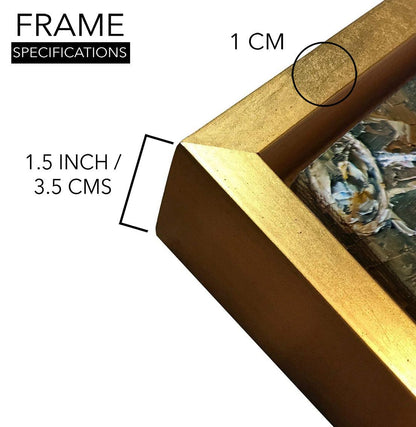 Abstract Modern Art Large Canvas Paintings. Framed Digital Reprints of Famous and Vibrant Artwork (MAWA13) - Khirki.in 