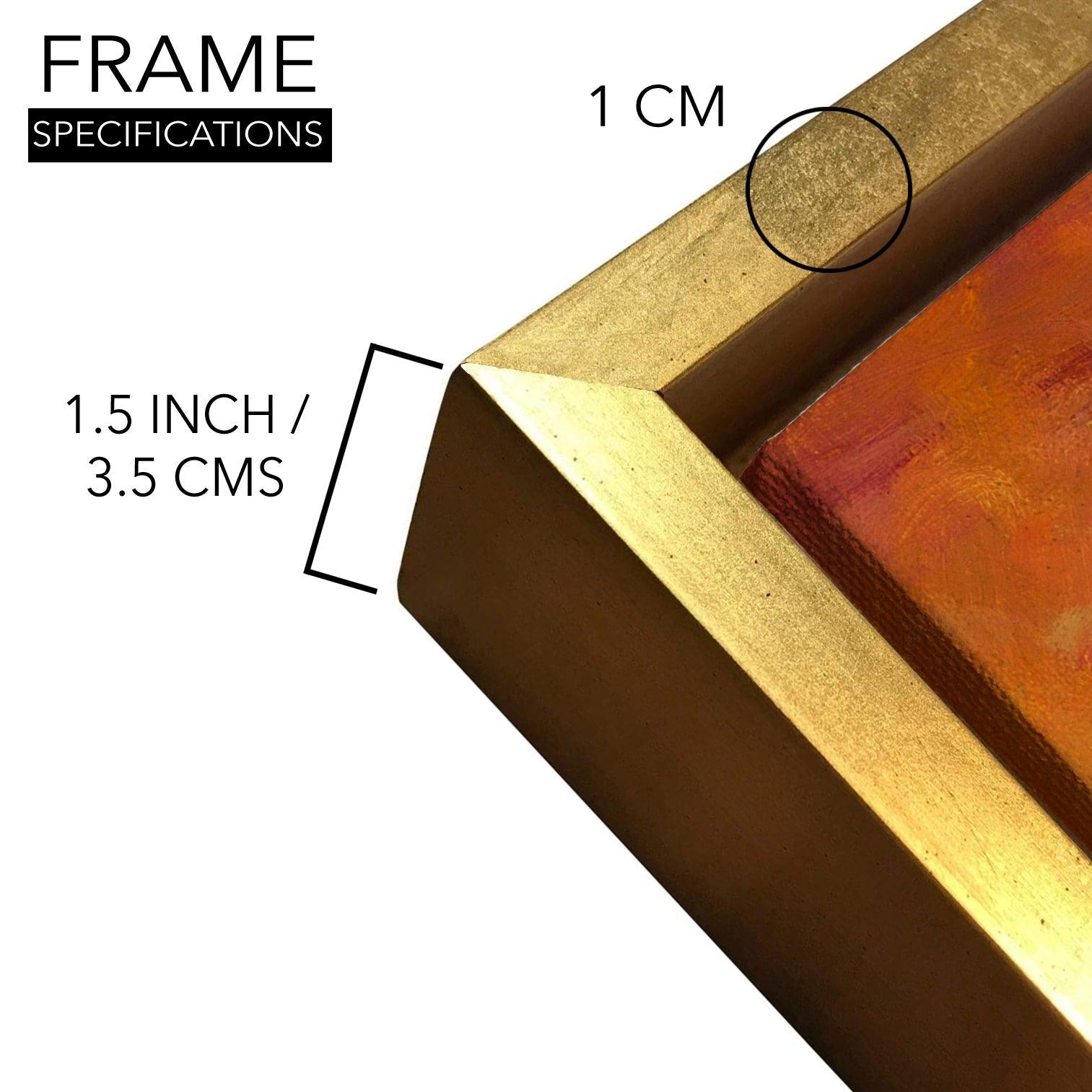 Mesmerising Landscapes Art Large Canvas Paintings. Framed Digital Reprints of Famous and Vibrant Artwork (LDWA14) - Khirki.in 