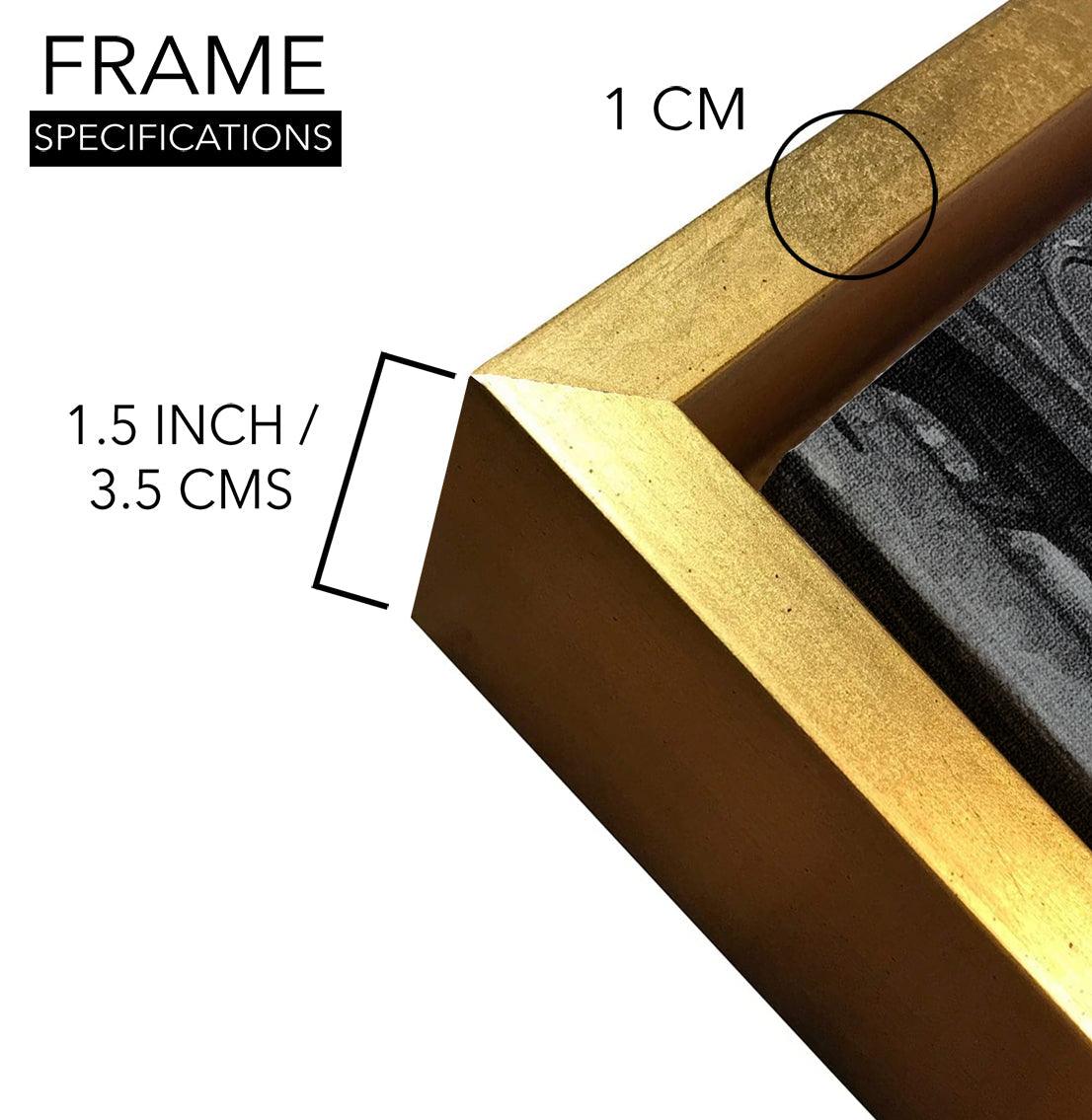 Beautiful Landscapes Painting on Canvas. Large Premium Framed Wall Art for Living Room, Office Spaces.  (LDWA23) - Khirki.in 