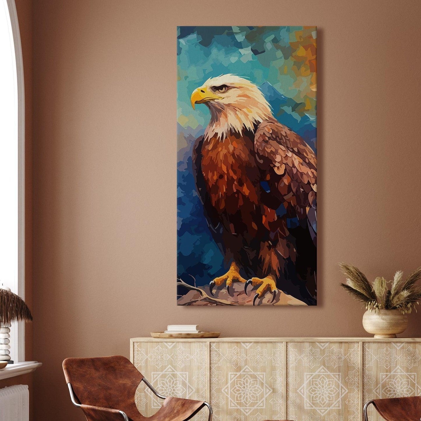 Amazing Wildlife Wall Art. Large Canvas Framed Digital Reprints of Jungle, Wildlife, Animals and Birds. Ready To Hang. Size:  24 Inch x 48 Inch (WBWA52) - Khirki.in 