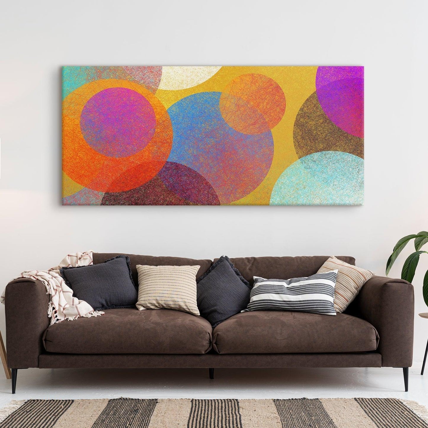 Abstract Modern Art Large Canvas Paintings. Framed Digital Reprints of Famous and Vibrant Artwork (MAWA12) - Khirki.in 