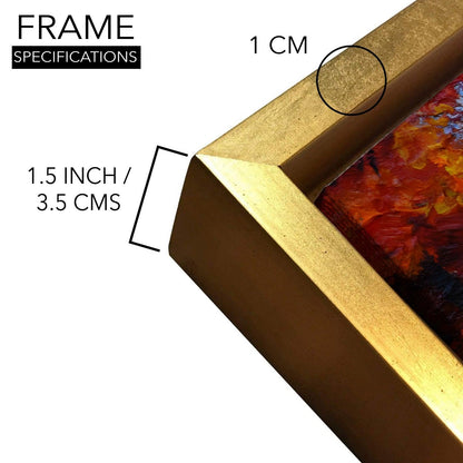 Amazing Wildlife Wall Art. Large Canvas Paintings. Framed Digital Reprints of Jungle, Wildlife, Animals and Birds 24 Inch x 48 Inch(WBWA05) - Khirki.in 