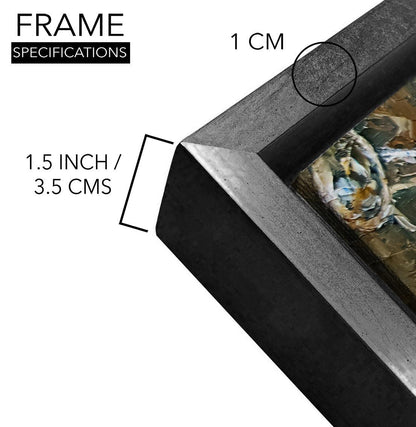 Abstract Modern Art Large Canvas Paintings. Framed Digital Reprints of Famous and Vibrant Artwork (MAWA13) - Khirki.in 