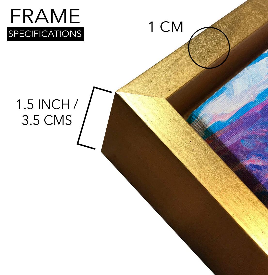 Beautiful Landscapes Painting on Canvas. Large Premium Framed Wall Art for Living Room, Office Spaces.  (LDWA24) - Khirki.in 