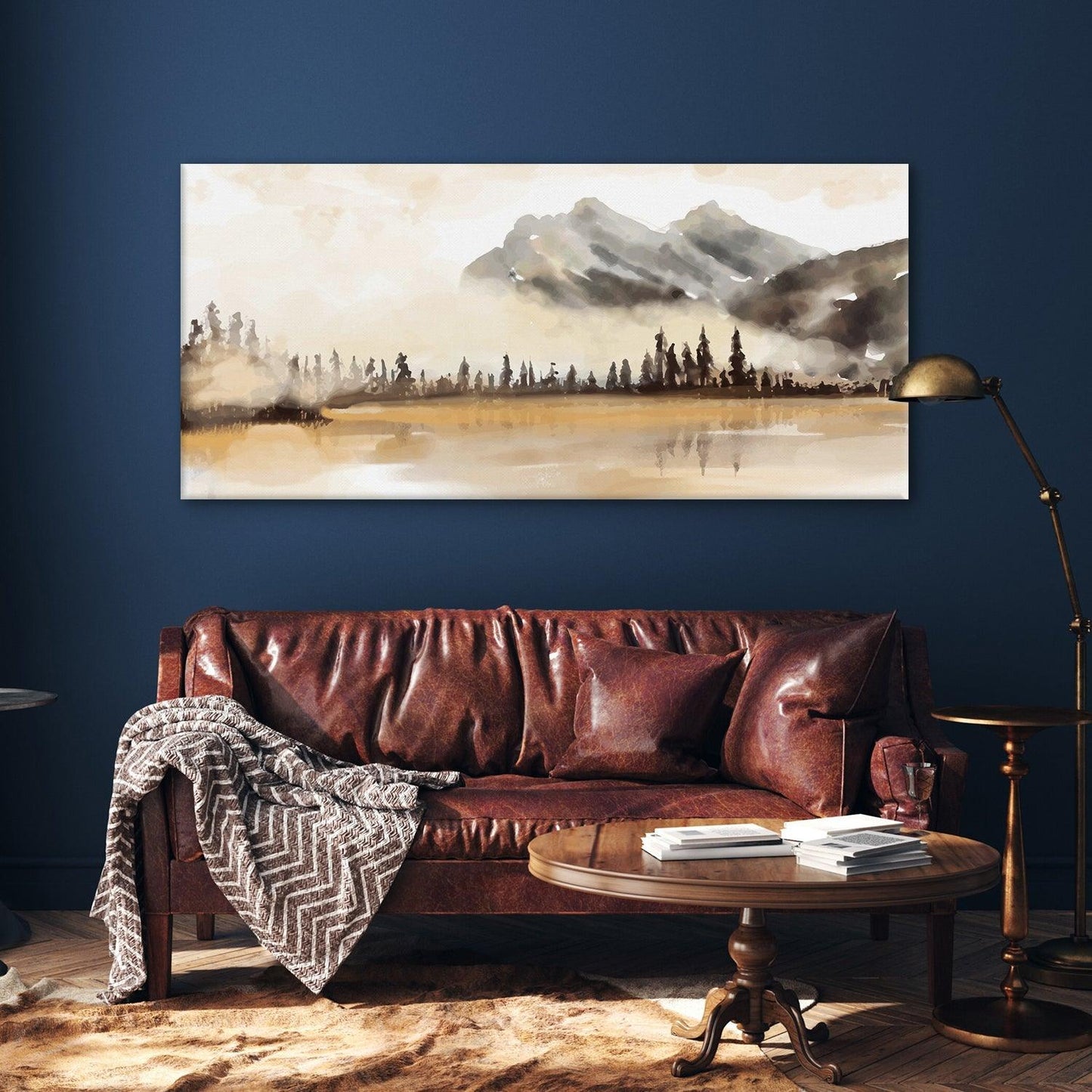 Amazing Wildlife Wall Art. Large Canvas Paintings. Framed Digital Reprints of Jungle, Wildlife, Animals and Birds 24 Inch x 48 Inch (WBWA23) - Khirki.in 