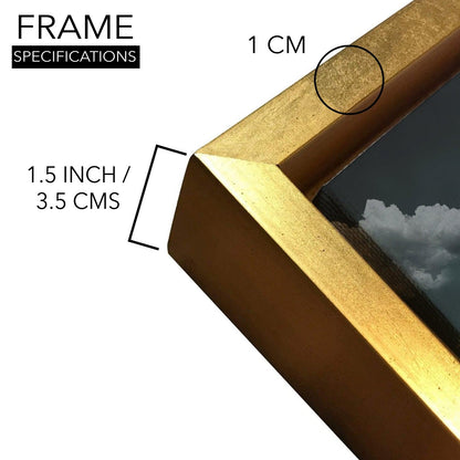 Amazing Wildlife Wall Art. Large Canvas Paintings. Framed Digital Reprints of Jungle, Wildlife, Animals and Birds 24 Inch x 48 Inch (WBWA18) - Khirki.in 