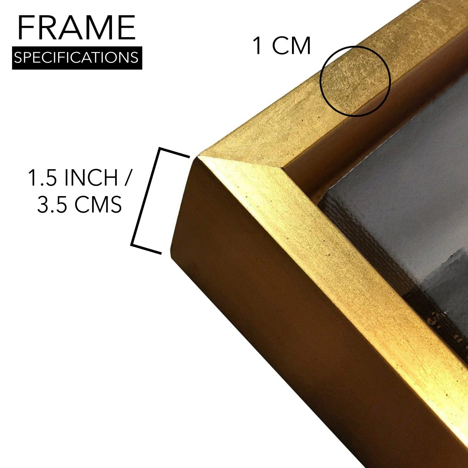 Mesmerising Landscapes Art Large Canvas Paintings. Framed Digital Reprints of Famous and Vibrant Artwork (LDWA21) - Khirki.in 