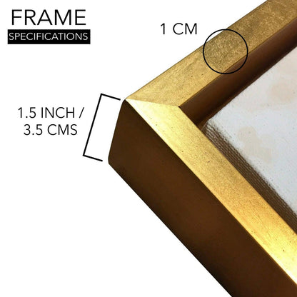 Amazing Wildlife Wall Art. Large Canvas Paintings. Framed Digital Reprints of Jungle, Wildlife, Animals and Birds 24 Inch x 48 Inch (WBWA23) - Khirki.in 