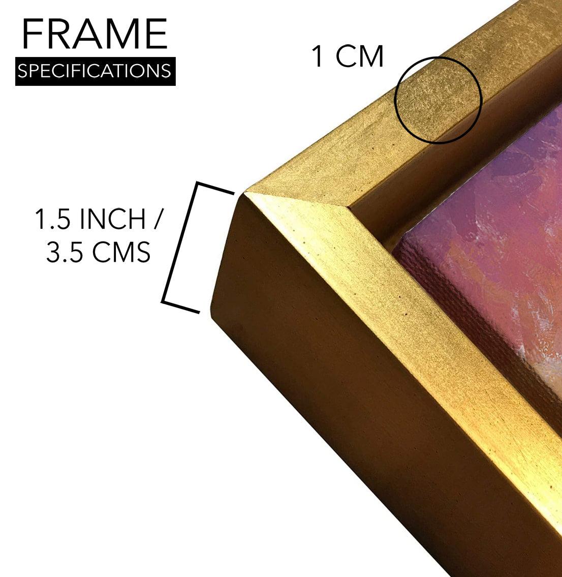 Abstract Modern Art Large Canvas Paintings. Framed Digital Reprints of Famous and Vibrant Artwork (MAWA15) - Khirki.in 