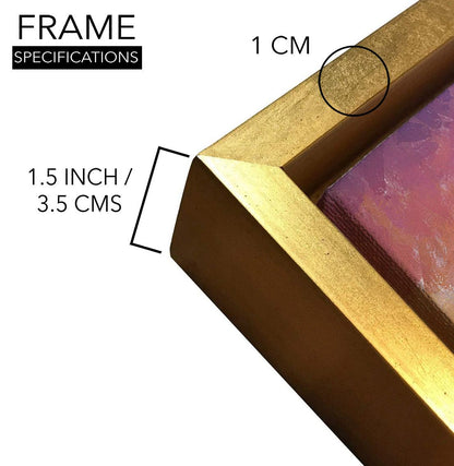 Abstract Modern Art Large Canvas Paintings. Framed Digital Reprints of Famous and Vibrant Artwork (MAWA15) - Khirki.in 