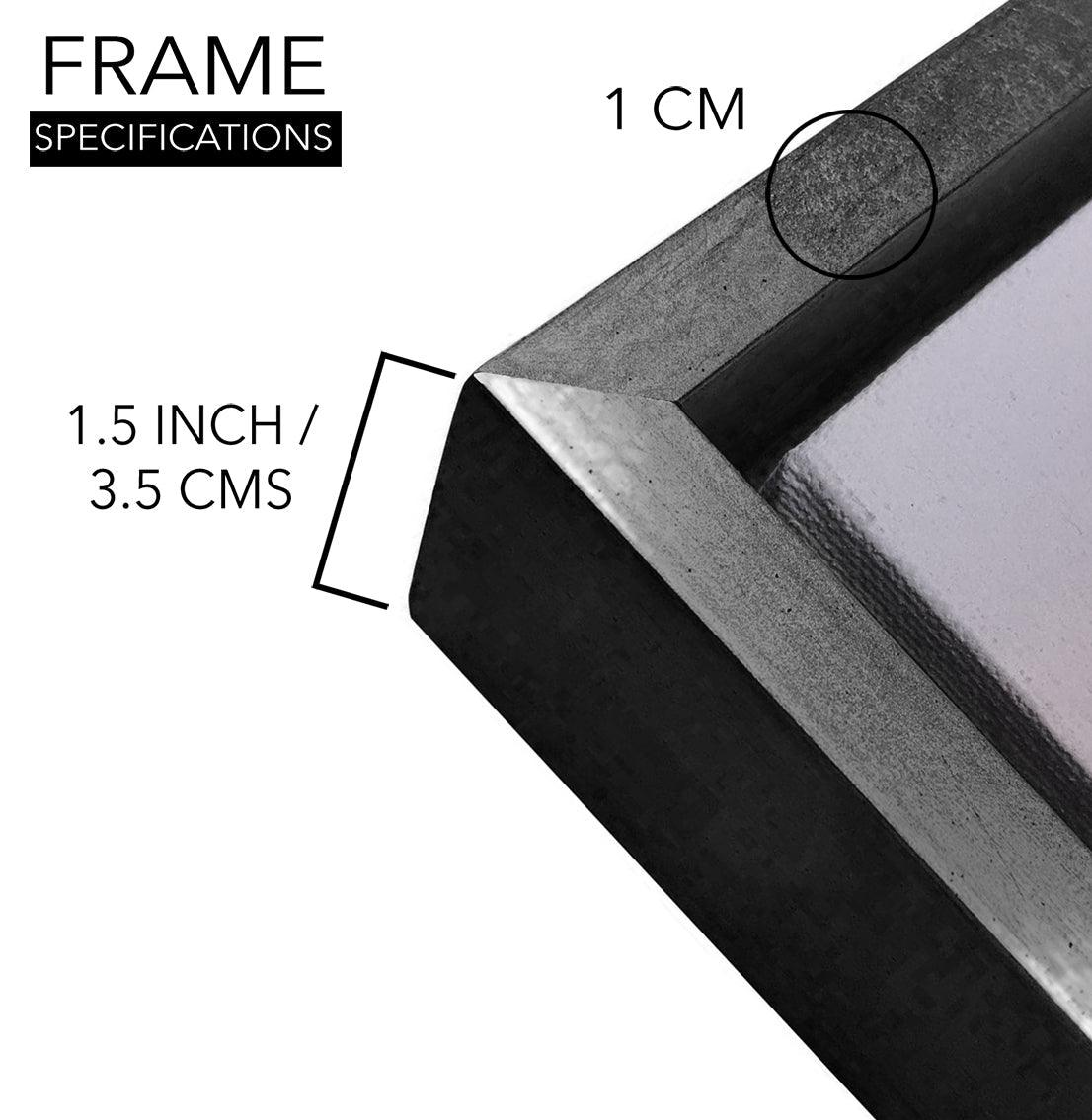 Landscapes Abstract Modern Art Large Canvas Paintings. Framed Digital Reprints of Famous and Vibrant Artwork (LDWA02) - Khirki.in 