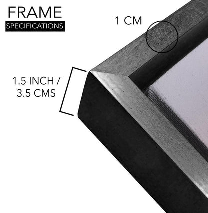 Landscapes Abstract Modern Art Large Canvas Paintings. Framed Digital Reprints of Famous and Vibrant Artwork (LDWA02) - Khirki.in 