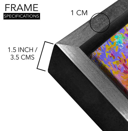 Amazing Wildlife Wall Art. Large Canvas Paintings. Framed Digital Reprints of Jungle, Wildlife, Animals and Birds 24 Inch x 48 Inch(WBWA01) - Khirki.in 