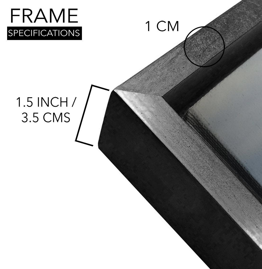 Amazing Wildlife Wall Art. Large Canvas Paintings. Framed Digital Reprints of Jungle, Wildlife, Animals and Birds 24 Inch x 48 Inch (WBWA24) - Khirki.in 