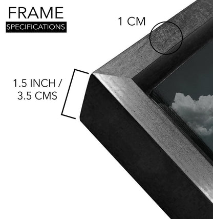 Amazing Wildlife Wall Art. Large Canvas Paintings. Framed Digital Reprints of Jungle, Wildlife, Animals and Birds 24 Inch x 48 Inch (WBWA18) - Khirki.in 