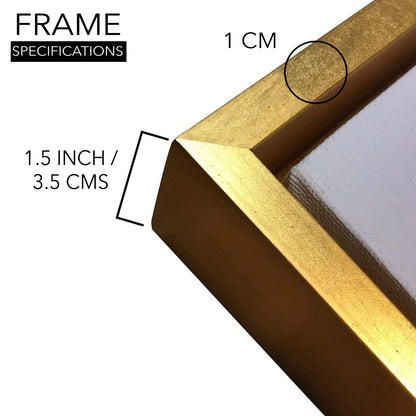 Landscapes Abstract Modern Art Large Canvas Paintings. Framed Digital Reprints of Famous and Vibrant Artwork (LDWA02) - Khirki.in 