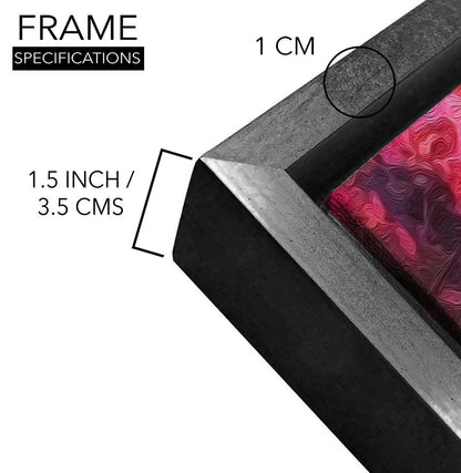 Abstract Modern Art Large Canvas Paintings. Framed Digital Reprints of Famous and Vibrant Artwork (MAWA16) - Khirki.in 