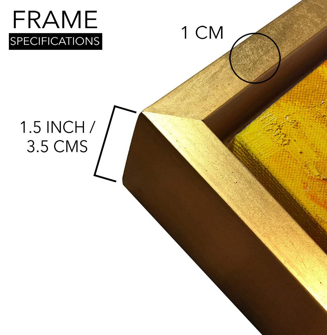 Abstract Modern Art Large Canvas Paintings. Framed Digital Reprints of Famous and Vibrant Artwork (MAWA18) - Khirki.in 