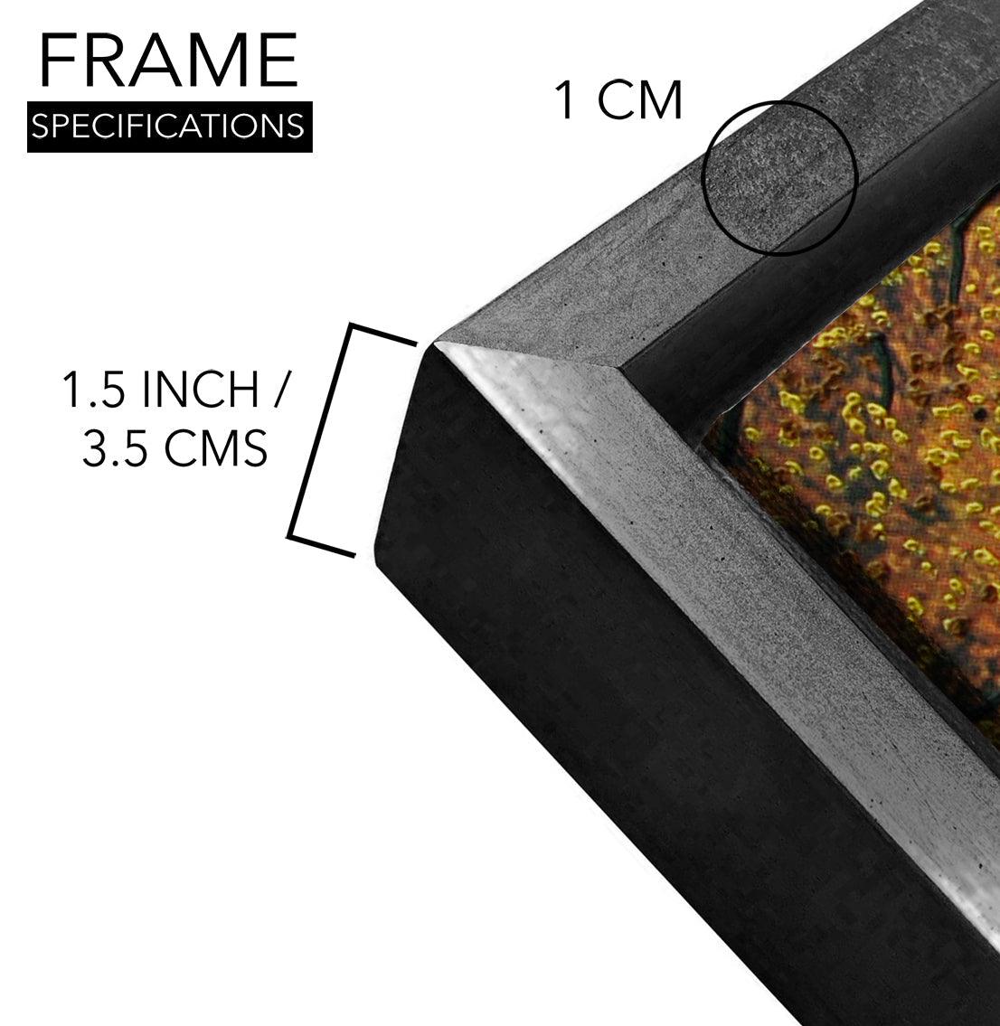 Seven Running Horses Vastu Canvas Paintings Framed For Living Room Wall Decoration (VAWA02) - Khirki.in 