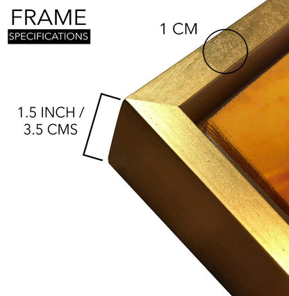 Seven Running Horses Vastu Canvas Paintings Framed For Living Room Wall Decoration (VAWA04) - Khirki.in 