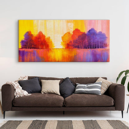 Mesmerising Landscapes Art Large Canvas Paintings. Framed Digital Reprints of Famous and Vibrant Artwork (LDWA08) - Khirki.in 