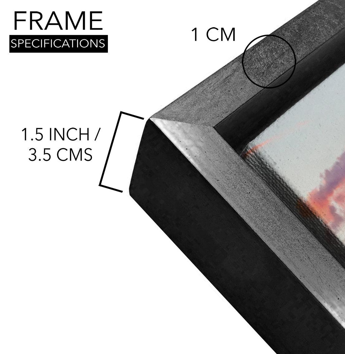 Mesmerising Landscapes Art Large Canvas Paintings. Framed Digital Reprints of Famous and Vibrant Artwork (LDWA17). - Khirki.in 