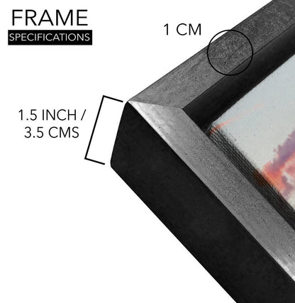 Mesmerising Landscapes Art Large Canvas Paintings. Framed Digital Reprints of Famous and Vibrant Artwork (LDWA17). - Khirki.in 