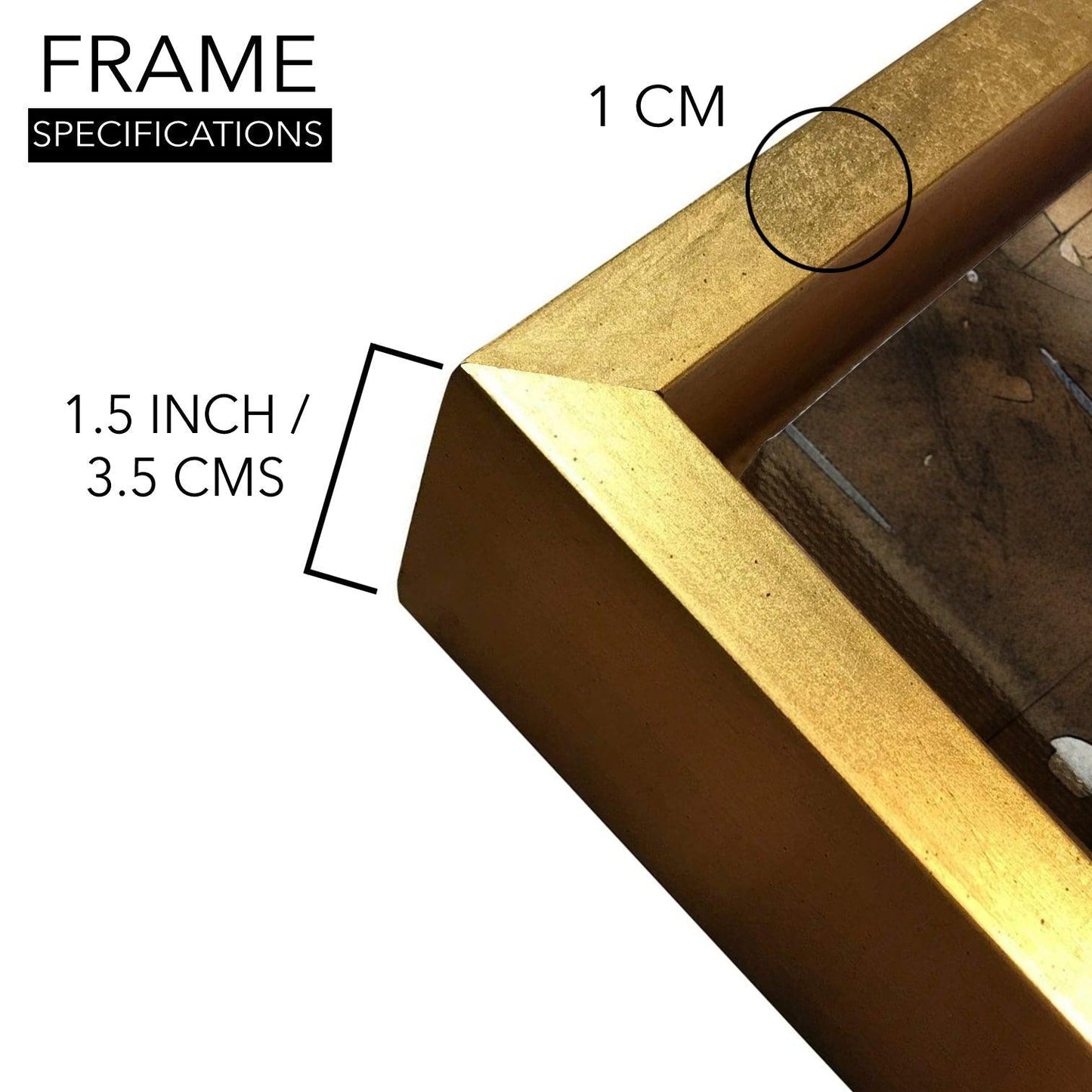 Landscapes Abstract Modern Art Large Canvas Paintings. Framed Digital Reprints of Famous and Vibrant Artwork (LDWA01) - Khirki.in 