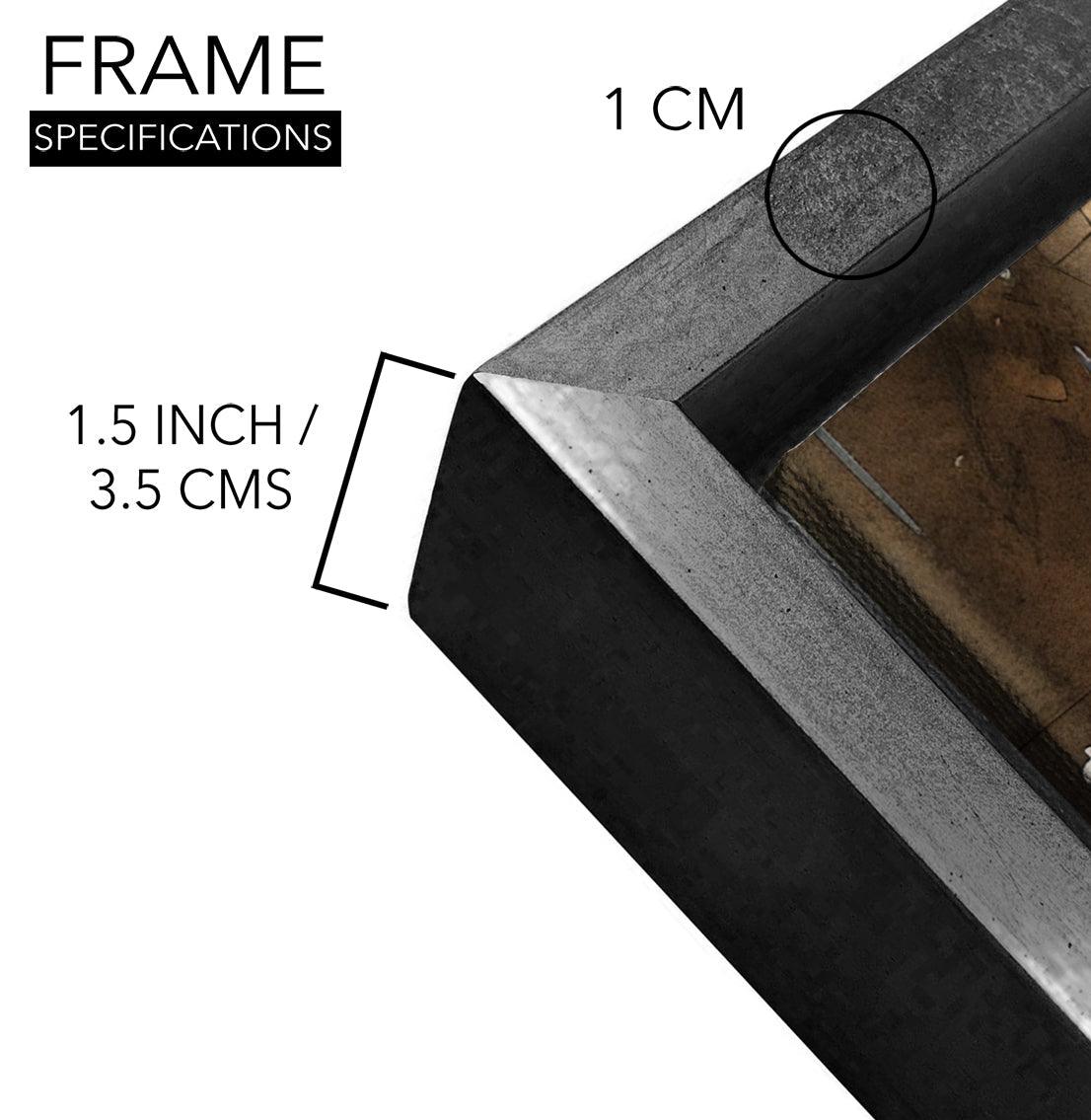 Landscapes Abstract Modern Art Large Canvas Paintings. Framed Digital Reprints of Famous and Vibrant Artwork (LDWA01) - Khirki.in 