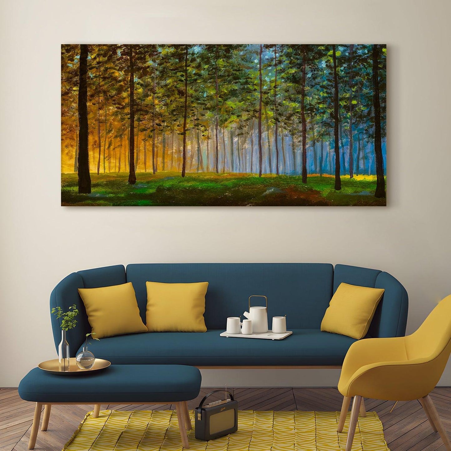 Amazing Wildlife Wall Art. Large Canvas Paintings. Framed Digital Reprints of Jungle, Wildlife, Animals and Birds 24 Inch x 48 Inch (WBWA19) - Khirki.in 