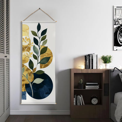 Large Wallpaper Style Wall Hanging Tapestry. Thick fabric, Ready to Hang Wall Décor. Size 24 In x 60 In. BOHOTPS004