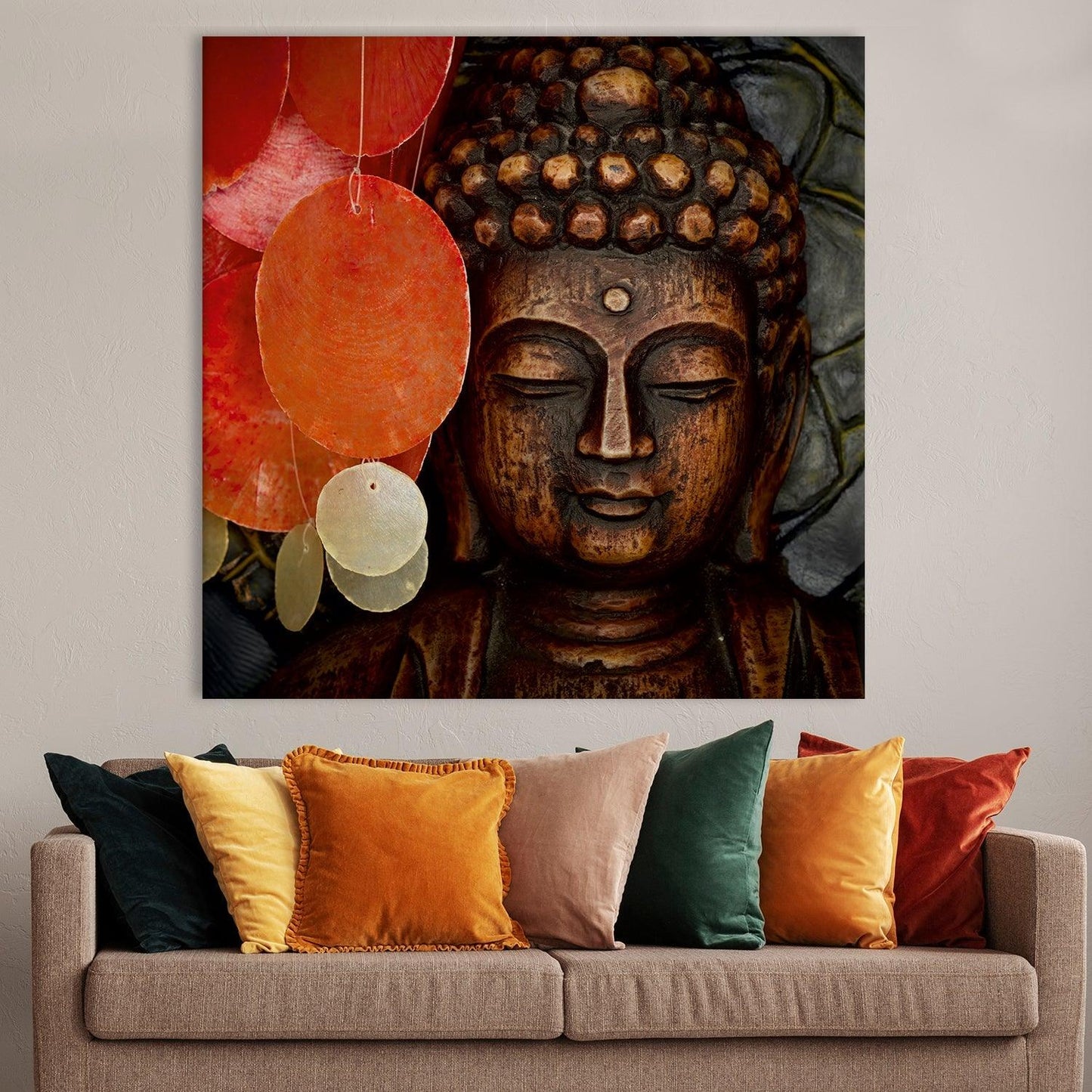 Lord Buddha Wall Art Painting For Bedroom and Office Wall Decoration (BDWA31).