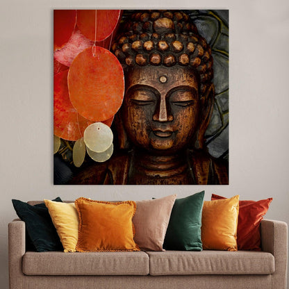Lord Buddha Wall Art Painting For Bedroom and Office Wall Decoration (BDWA31).